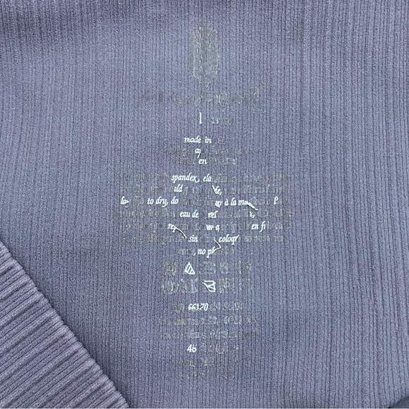 Free People Movement Muted Lavender Leggings Activewear Yoga Cut Outs - Picture 8 of 8